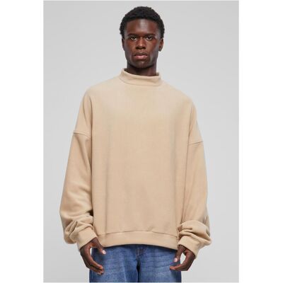 Urban Classics Men'S Oversized Fleece Sweatshirt Crew Sand Krémová L Urban Classics Men'S Oversized Fleece Sweatshirt Crew Sand Krémová L