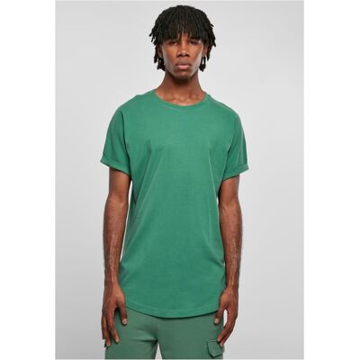 Urban Classics Long Shaped Leaf T-Shirt Zelená S Urban Classics Long Shaped Leaf T-Shirt Zelená S
