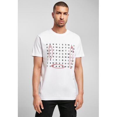 Mister Tee Crossword T-Shirt White Biela Xs Mister Tee Crossword T-Shirt White Biela Xs