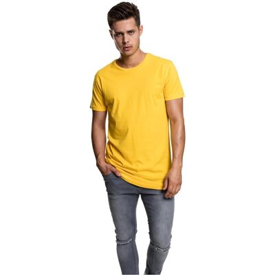 Urban Classics Shaped Long T-Shirt Chrome Yellow Oranžová S Urban Classics Shaped Long T-Shirt Chrome Yellow Oranžová S