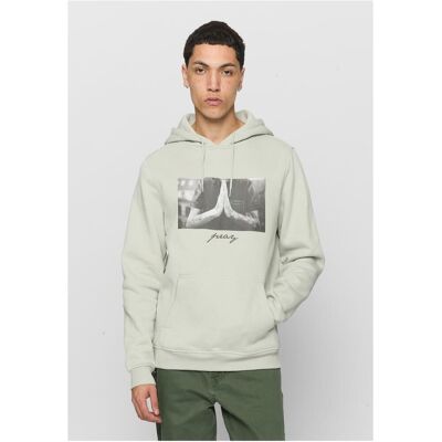 Mister Tee Pray Hoody Light Asphalt Šedá Xxl Mister Tee Pray Hoody Light Asphalt Šedá Xxl