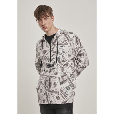 Mister Tee Dollar Windbreaker Sand Šedá Xs Mister Tee Dollar Windbreaker Sand Šedá Xs