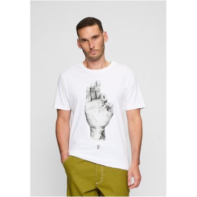 Mister Tee T-Shirt With Fms Inscription White Biela Xxl Mister Tee T-Shirt With Fms Inscription White Biela Xxl