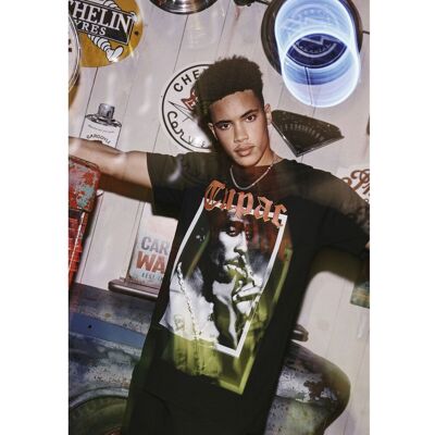 Merchcode Black Tupac California Love T-Shirt Čierna M Merchcode Black Tupac California Love T-Shirt Čierna M