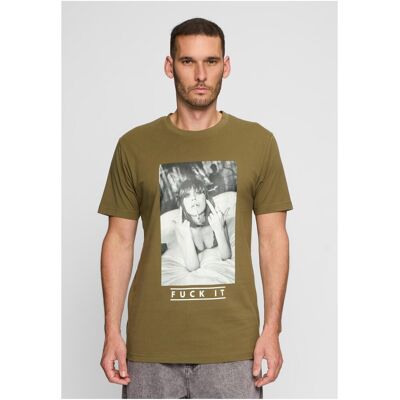Mister Tee Men'S T-Shirt Fuck It 2.0 Olive Kaki S Mister Tee Men'S T-Shirt Fuck It 2.0 Olive Kaki S