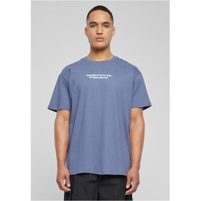 Mister Tee Oversized T-Shirt With Fingerprints, Vintage Blue Modrá Xs Mister Tee Oversized T-Shirt With Fingerprints, Vintage Blue Modrá Xs