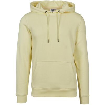 Urban Classics Basic Sweat Hoody Powder Yellow Krémová S Urban Classics Basic Sweat Hoody Powder Yellow Krémová S