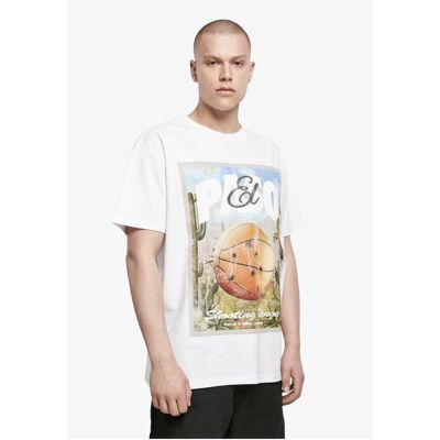 Mister Tee White Oversize El Paso T-Shirt Biela S Mister Tee White Oversize El Paso T-Shirt Biela S