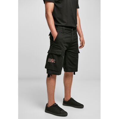 Merchcode Vintage Shorts With Acdc Logo Black Čierna S Merchcode Vintage Shorts With Acdc Logo Black Čierna S