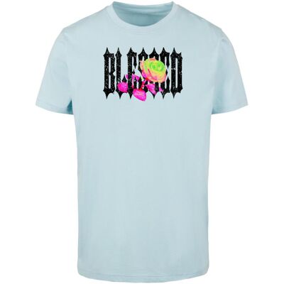 Mister Tee Men'S T-Shirt Blessed Rose Blue Šedá Xl Mister Tee Men'S T-Shirt Blessed Rose Blue Šedá Xl