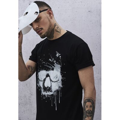 Mister Tee Skull Tee Black Water Color Čierna Xxl Mister Tee Skull Tee Black Water Color Čierna Xxl