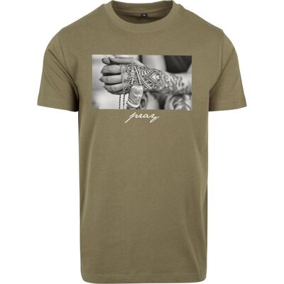 Mister Tee Pray 2.0 Olive Tea Kaki M Mister Tee Pray 2.0 Olive Tea Kaki M