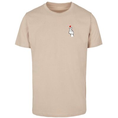 Mister Tee Men'S T-Shirt Love Sign Tee 2.0 Beige Krémová M Mister Tee Men'S T-Shirt Love Sign Tee 2.0 Beige Krémová M