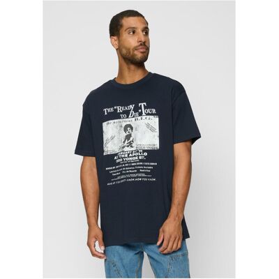 Mister Tee Bigie Retro Poster Tee In Navy Style Šedá L Mister Tee Bigie Retro Poster Tee In Navy Style Šedá L