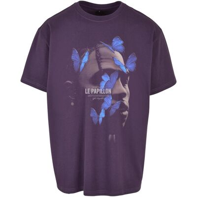 Mister Tee Le Papillon Oversize Tee Purplenight Fialová L Mister Tee Le Papillon Oversize Tee Purplenight Fialová L