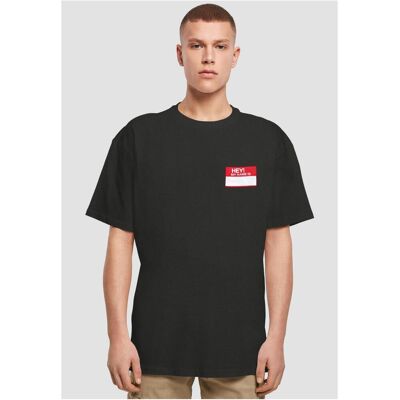 Mister Tee Men'S T-Shirt Hey! My Name Is Black Čierna M Mister Tee Men'S T-Shirt Hey! My Name Is Black Čierna M
