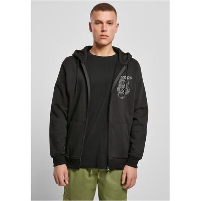 Mister Tee Men'S Sweatshirt Dragons Never Die Heavy Zip Hoody Black Čierna L Mister Tee Men'S Sweatshirt Dragons Never Die Heavy Zip Hoody Black Čierna L
