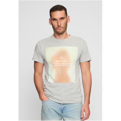 Mister Tee Sensitive Content Tee Heather Gray Šedá S Mister Tee Sensitive Content Tee Heather Gray Šedá S