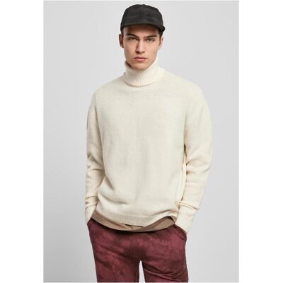 Urban Classics Oversized Roll Neck Sweater Whitesand Šedá Xxl Urban Classics Oversized Roll Neck Sweater Whitesand Šedá Xxl