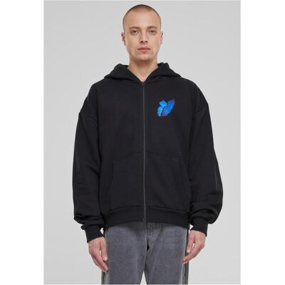 Mister Tee Le Papillon Heavy Oversize Zipper Hoody Black Čierna Xl Mister Tee Le Papillon Heavy Oversize Zipper Hoody Black Čierna Xl