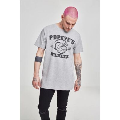 Merchcode Popeye Barber Shop Tee Heather Gray Šedá Xxl Merchcode Popeye Barber Shop Tee Heather Gray Šedá Xxl