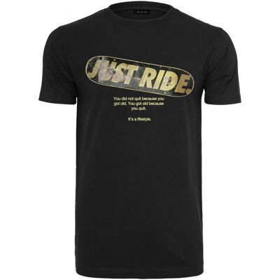Mister Tee Black Just Ride T-Shirt Čierna Xl Mister Tee Black Just Ride T-Shirt Čierna Xl