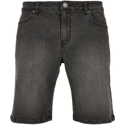 Urban Classics Relaxed Fit Denim Shorts In Genuine Black Washed Šedá 38 Urban Classics Relaxed Fit Denim Shorts In Genuine Black Washed Šedá 38