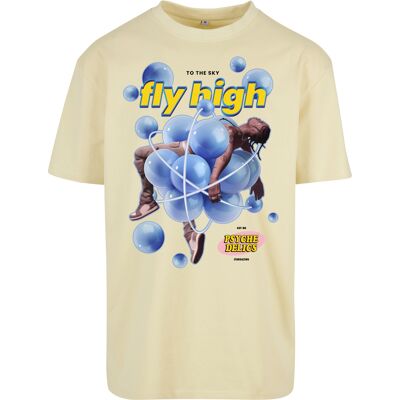 Mister Tee Psychadelic Oversize T-Shirt Soft Yellow Krémová Xl Mister Tee Psychadelic Oversize T-Shirt Soft Yellow Krémová Xl