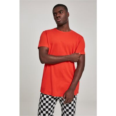 Urban Classics Long T-Shirt In The Shape Of Blood Orange Červená Xs Urban Classics Long T-Shirt In The Shape Of Blood Orange Červená Xs