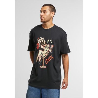 Mister Tee Men'S T-Shirt Lady Luck Oversize Black Čierna M Mister Tee Men'S T-Shirt Lady Luck Oversize Black Čierna M