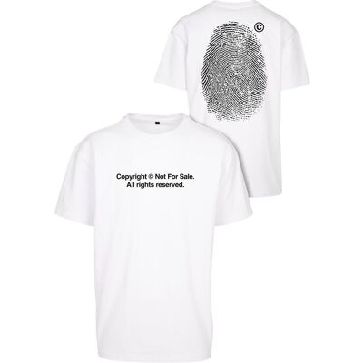 Mister Tee Oversize Fingerprint T-Shirt White Biela Xxl Mister Tee Oversize Fingerprint T-Shirt White Biela Xxl