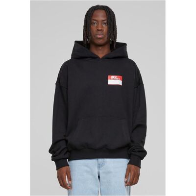 Mister Tee Men'S Sweatshirt Hey! My Name Is Black Čierna L Mister Tee Men'S Sweatshirt Hey! My Name Is Black Čierna L