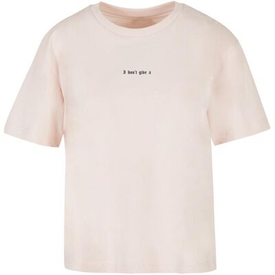 Mister Tee Men'S T-Shirt I Don'T Give A - Pink Krémová Xl Mister Tee Men'S T-Shirt I Don'T Give A - Pink Krémová Xl