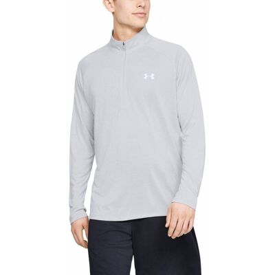 Men'S T-Shirt Under Armour Tech 2. 1/2 Zip Šedá 4xl Men'S T-Shirt Under Armour Tech 2. 1/2 Zip Šedá 4xl