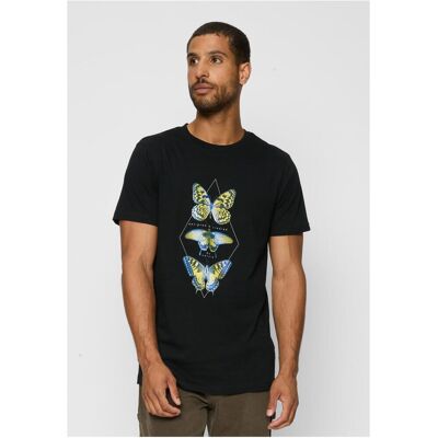 Mister Tee Black T-Shirt Butterfly Night Čierna Xxl Mister Tee Black T-Shirt Butterfly Night Čierna Xxl