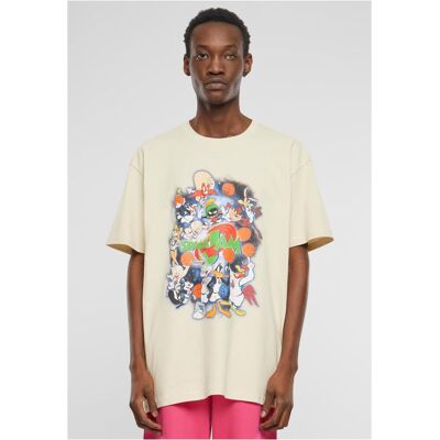 Mister Tee Men'S T-Shirt Space Jam Teamwork Oversize Yellow Krémová M Mister Tee Men'S T-Shirt Space Jam Teamwork Oversize Yellow Krémová M