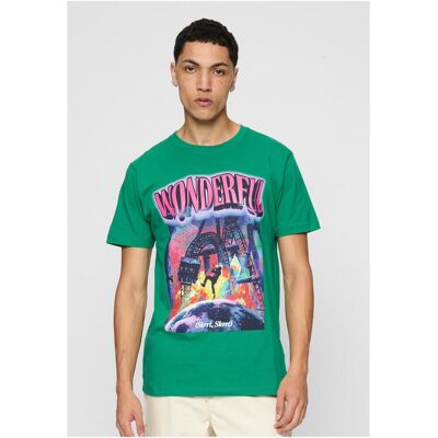 Mister Tee Men'S T-Shirt Wonderful - Green Zelená S Mister Tee Men'S T-Shirt Wonderful - Green Zelená S