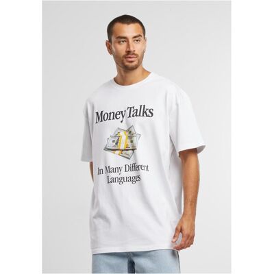 Mister Tee Men'S T-Shirt Money Talks Oversize White Šedá Xl Mister Tee Men'S T-Shirt Money Talks Oversize White Šedá Xl
