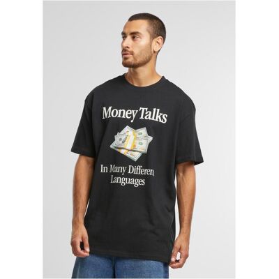 Mister Tee Men'S T-Shirt Money Talks Oversize Black Čierna S Mister Tee Men'S T-Shirt Money Talks Oversize Black Čierna S
