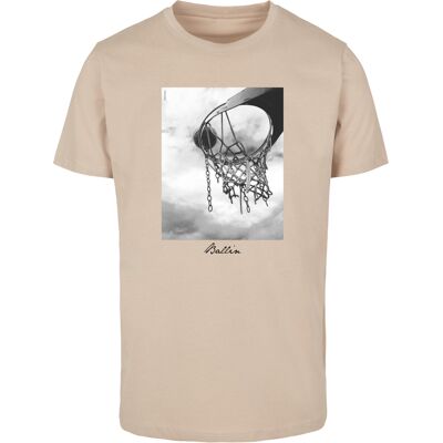 Mister Tee Men'S T-Shirt Ballin 2.0 Beige Krémová Xxl Mister Tee Men'S T-Shirt Ballin 2.0 Beige Krémová Xxl
