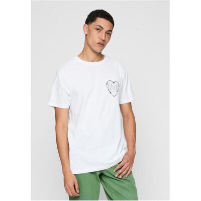 Mister Tee White Burning Hearts T-Shirt Biela Xs Mister Tee White Burning Hearts T-Shirt Biela Xs