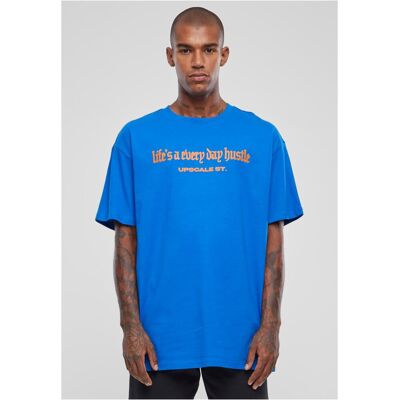 Mister Tee Men'S T-Shirt Hustle Oversize Cobalt Blue Svetlomodrá M Mister Tee Men'S T-Shirt Hustle Oversize Cobalt Blue Svetlomodrá M