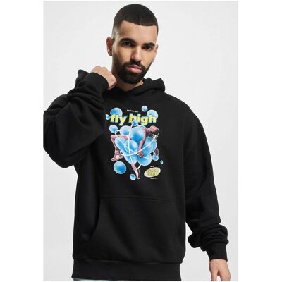 Mister Tee Psychadellic Heavy Oversize Hoody Black Čierna Xl Mister Tee Psychadellic Heavy Oversize Hoody Black Čierna Xl