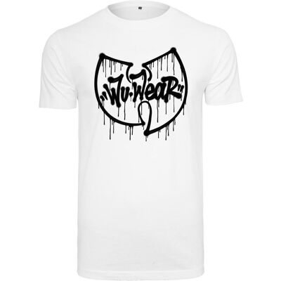 Wu-Wear Wu Wear Dripping Logo Tee White Biela Xs Wu-Wear Wu Wear Dripping Logo Tee White Biela Xs
