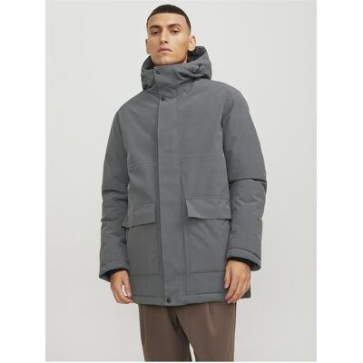 Tmavosivá Pánska Zimná Parka Jack & Jones Tate Šedá S Tmavosivá Pánska Zimná Parka Jack & Jones Tate Šedá S