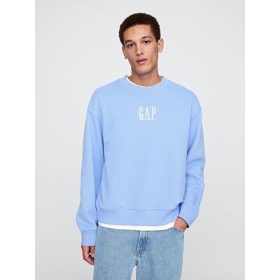 Gap Oversize Sweatshirt With Logo - Men'S Svetlomodrá Xs Gap Oversize Sweatshirt With Logo - Men'S Svetlomodrá Xs
