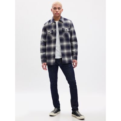 Tmavomodré Pánske Skinny Fit Džínsy Gap Gapflex Čierna 30x30 Tmavomodré Pánske Skinny Fit Džínsy Gap Gapflex Čierna 30x30