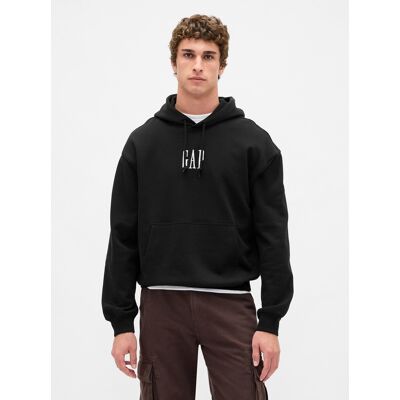Gap Oversize Sweatshirt With Heavyweight Logo - Mens Čierna L Gap Oversize Sweatshirt With Heavyweight Logo - Mens Čierna L