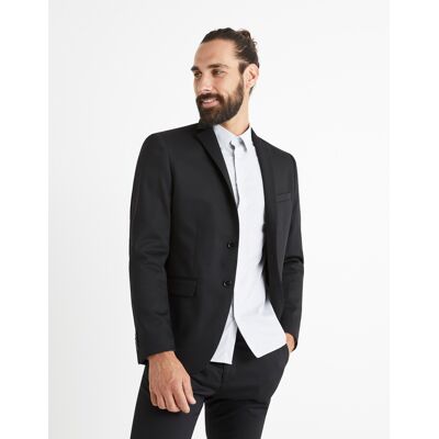Sako Jednofarebné Budiamond Celio Čierna 58 Sako Jednofarebné Budiamond Celio Čierna 58