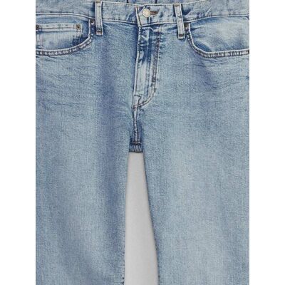 Svete Modré Pánske Straight Fit Džínsy Gap Šedá 34x32 Svete Modré Pánske Straight Fit Džínsy Gap Šedá 34x32
